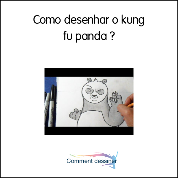 Como desenhar o kung fu panda